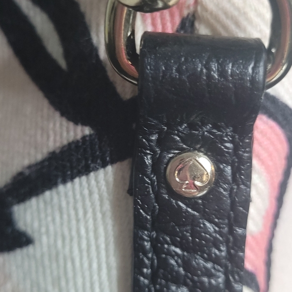 Kate Spade Bay Street Floral Rachelle Bag- Antilles Bubbles Tiger Lily Pink, Blk - Picture 9 of 16